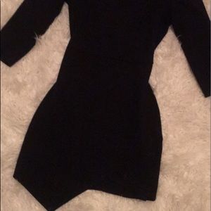 Black long sleeve dress